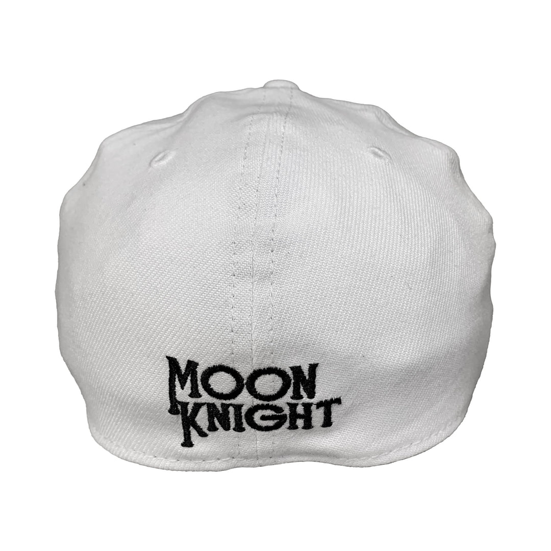 New Era Marvel Moon Knight Symbol White Color Block 39Thirty Fitted Hat Cap Medium/Large - Fundom
