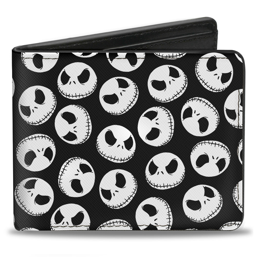 Nightmare Before Christmas Jack Expression Scattered Bi - Fold Wallet - Fundom