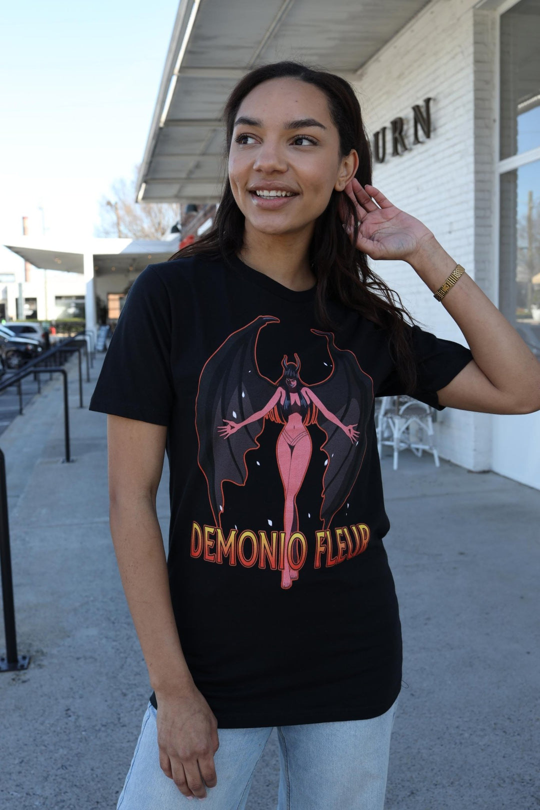 One Piece Demon Nico Robin Demonio Fleur Officially Licensed Men's Short Sleeve T-Shirt - Fundom