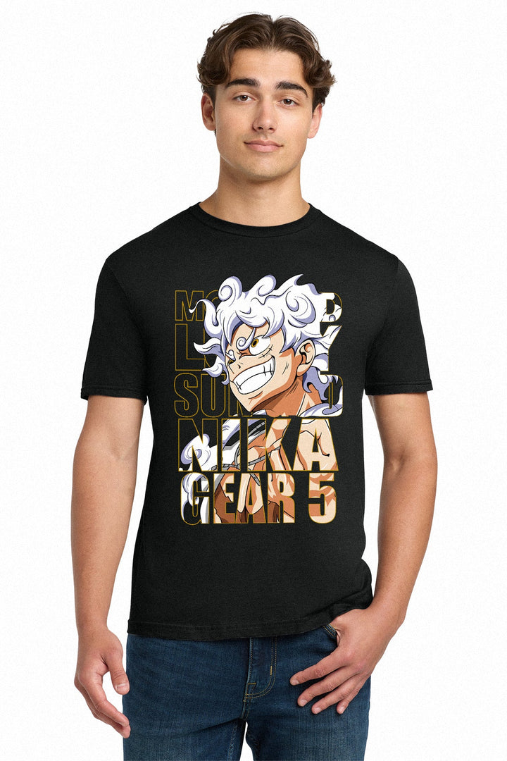 One Piece Gear 5 Luffy Nika Adult Unisex T-Shirt - Fundom