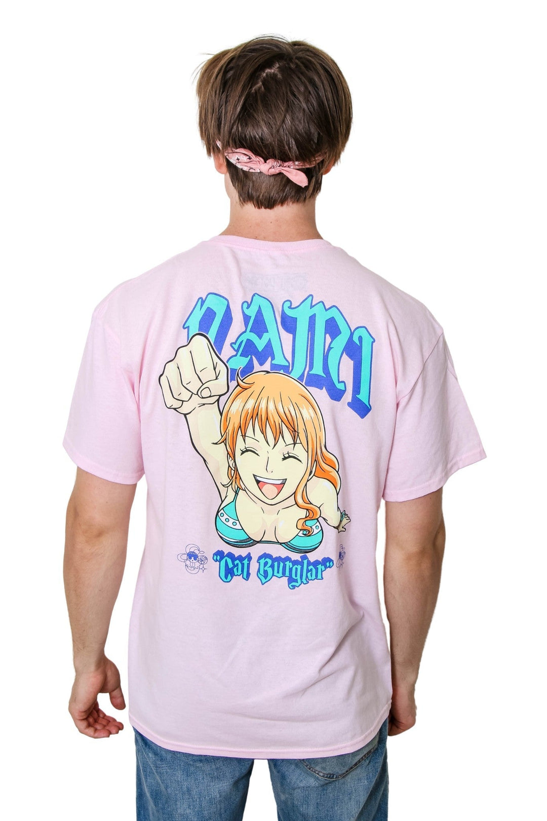 One Piece Nami Cat Burglar With Back Print Officially Licensed Adult T-Shirt - Fundom