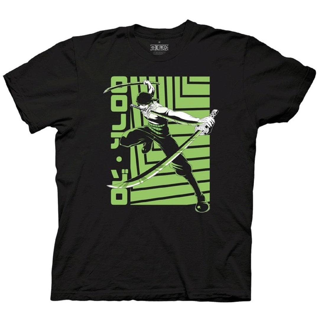 One Piece Roronoa Zoro Bandana Anime Adult Short - Sleeve Graphic T-Shirt - Fundom
