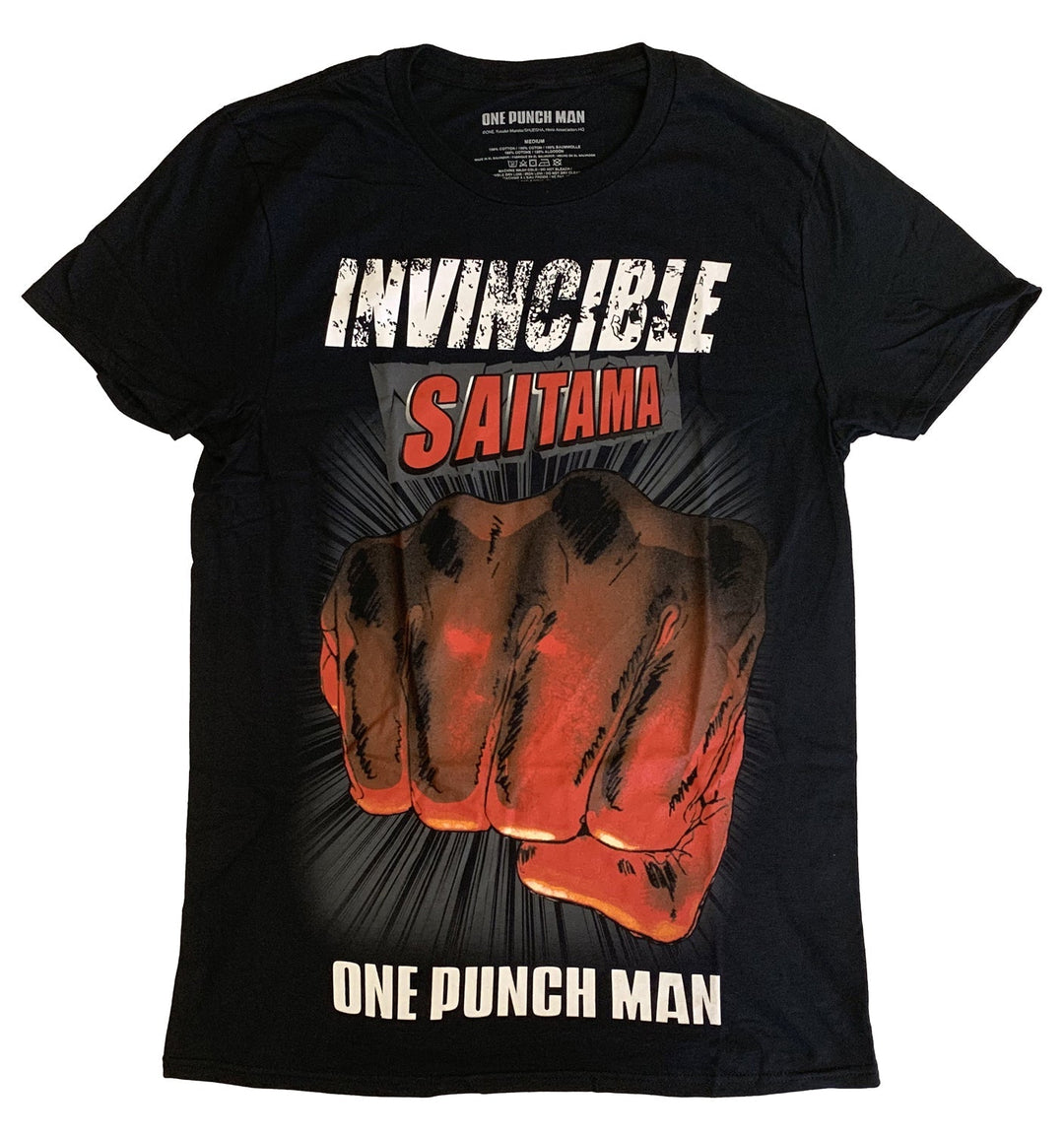 One Punch Man Invincible Saitama Adult T-Shirt - Fundom