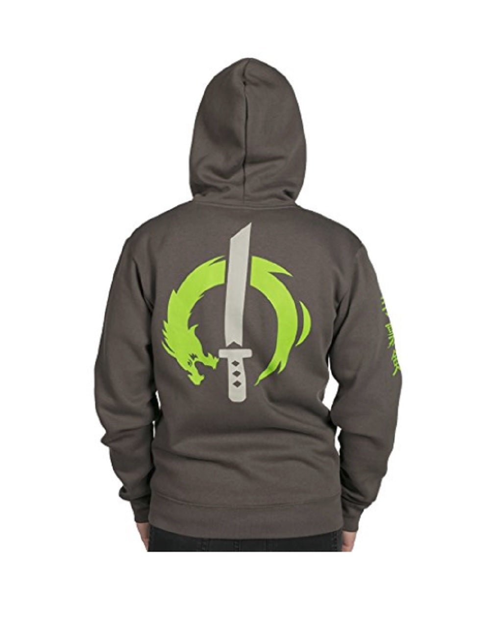 Overwatch Ultimate Genji Zip Up Hoodie - Fundom