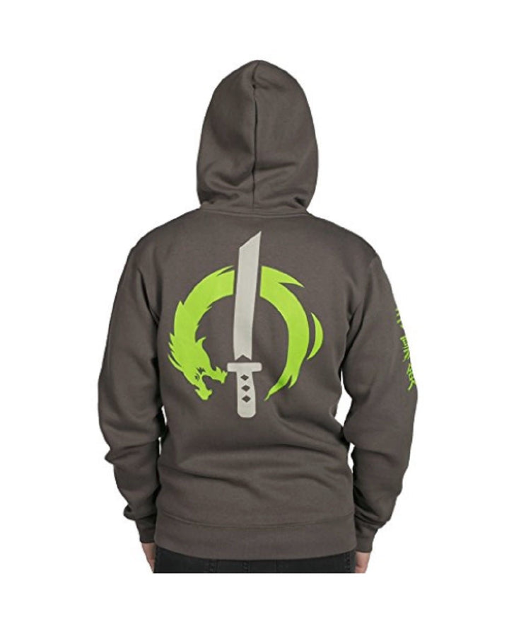Overwatch Ultimate Genji Zip Up Hoodie - Fundom