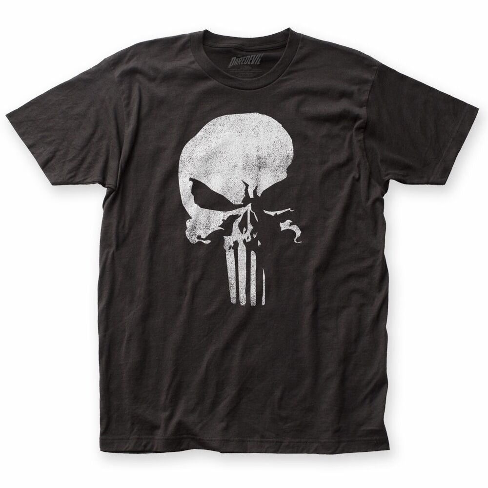 Punisher New Logo Marvel Comics Adult T-Shirt - Fundom