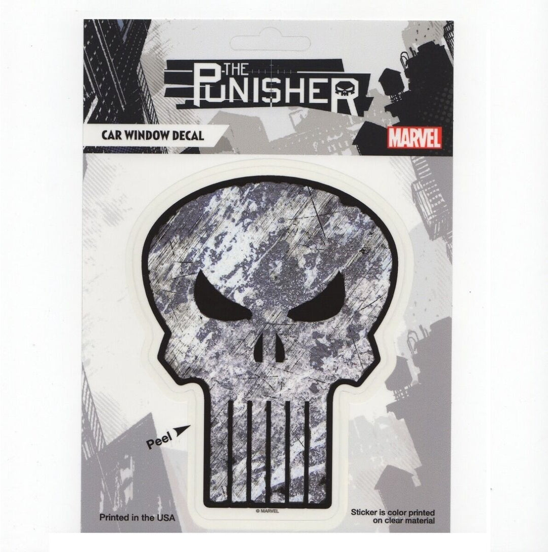 Punisher Skull Logo Marvel Comics Car Window Decal Sticker - Fundom