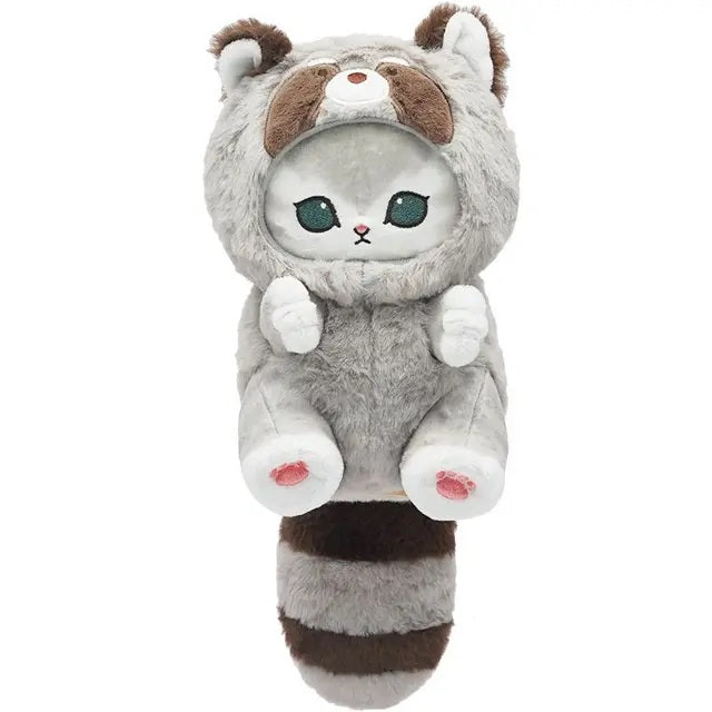 Mofusand Kawaii Raccoon Cat Plush 9"