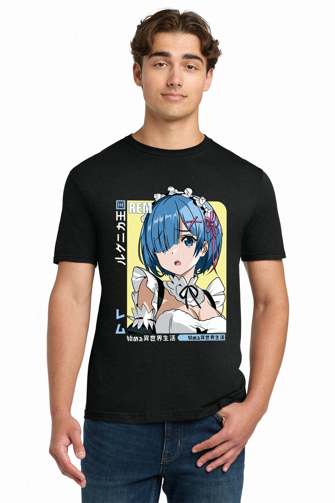 Re:Zero Rem Maid Warrior Adult Unisex T-Shirt - Fundom