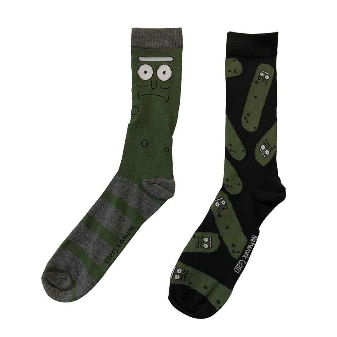 Rick and Morty Pickle Rick 2 - Pack Crew Socks - Fundom