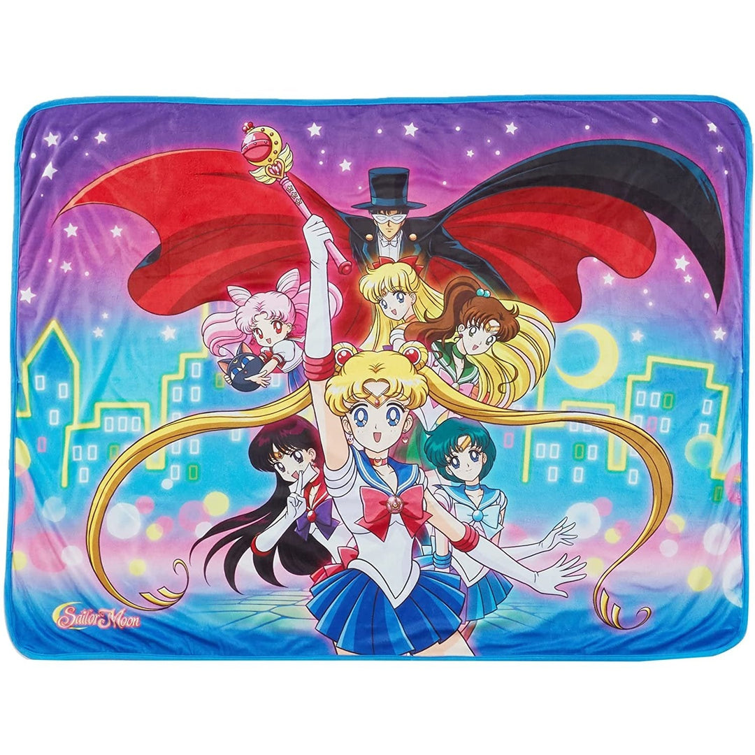 Sailor Moon R - Sailor Moon Group Sublimation Throw Blanket 60in. By 46in. - Fundom