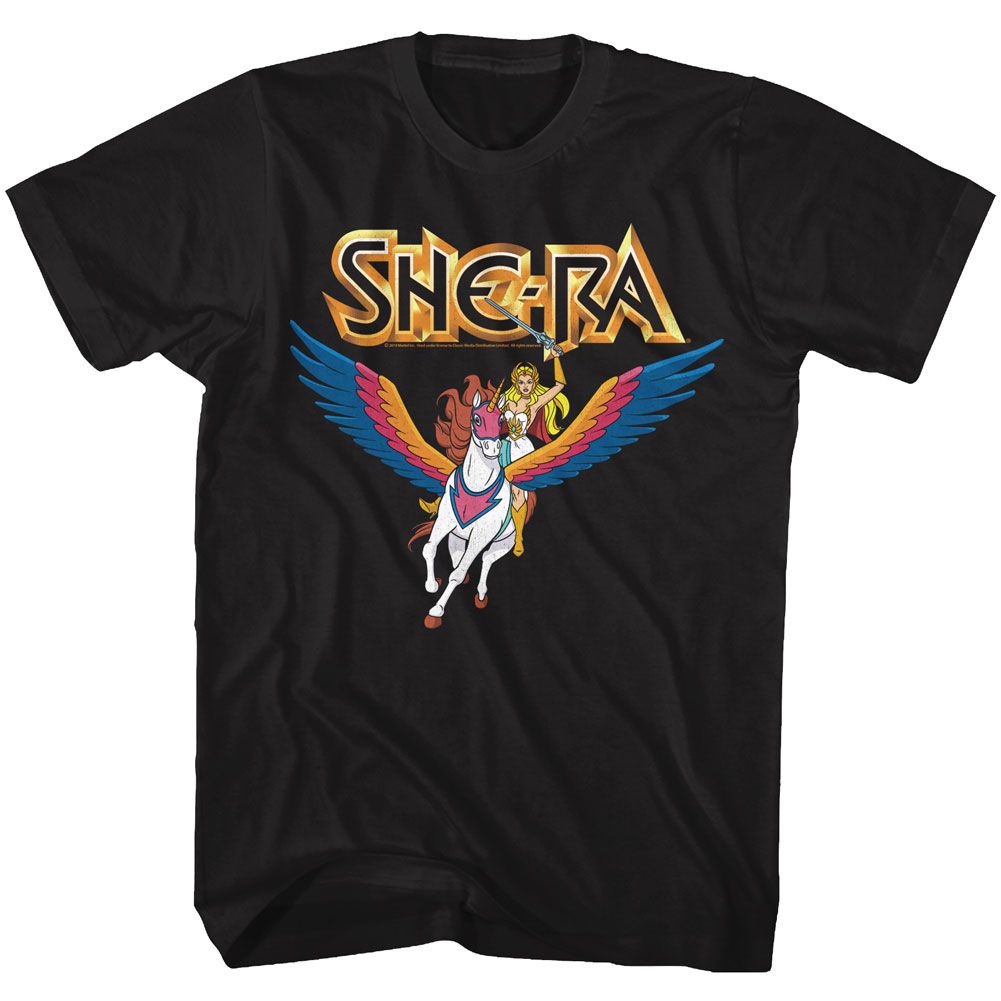 She - Ra And Swiftwind Adult T-Shirt - Fundom