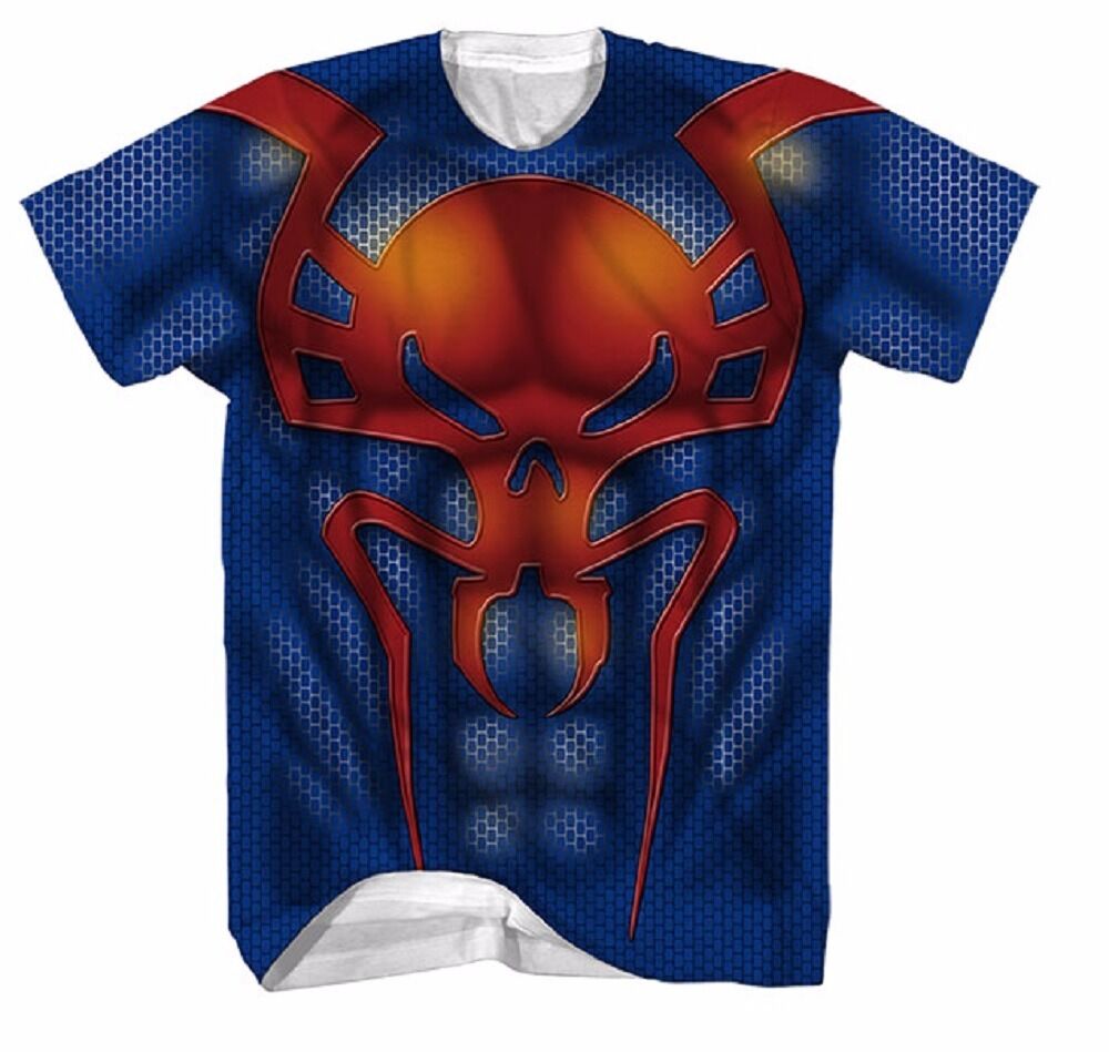 Spider - Man 2099 Costume Marvel Comics Sublimated Adult T-Shirt - Fundom