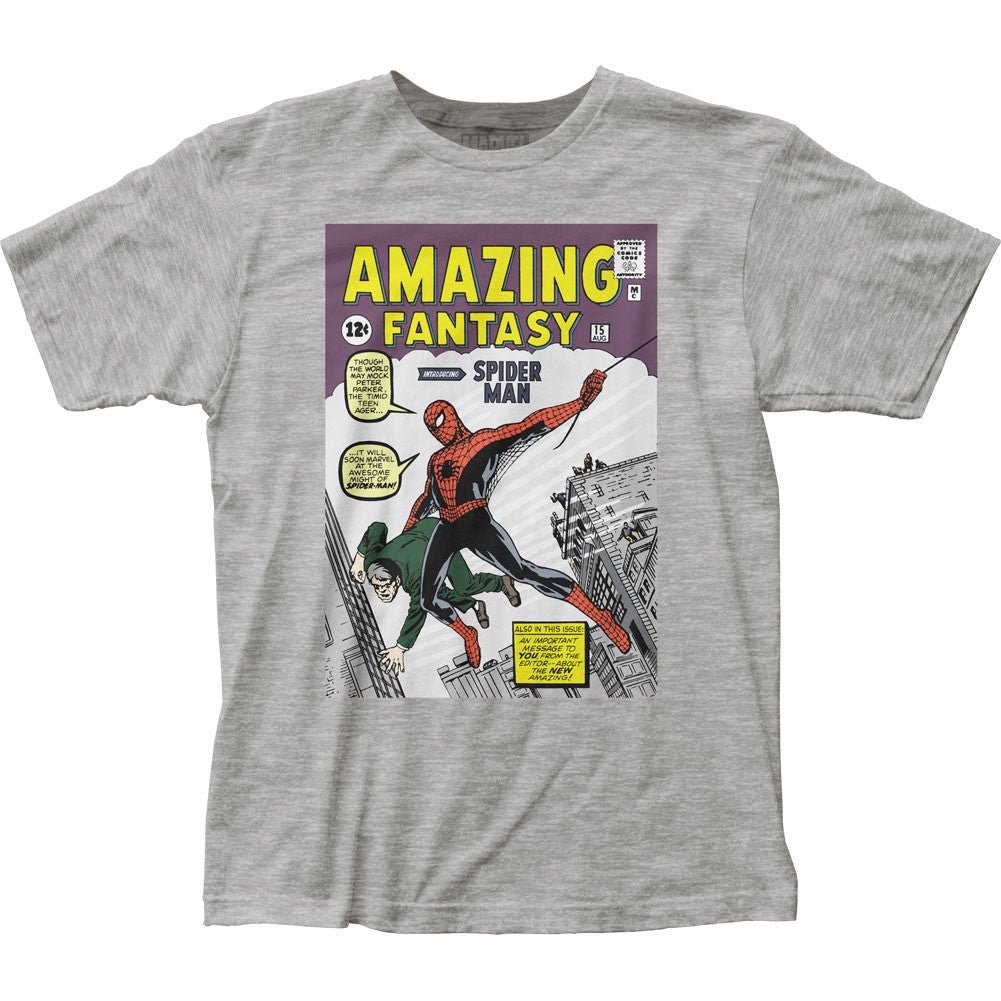 Spider - Man Amazing Fantasy 15 Licensed Fitted Adult T-Shirt - Fundom