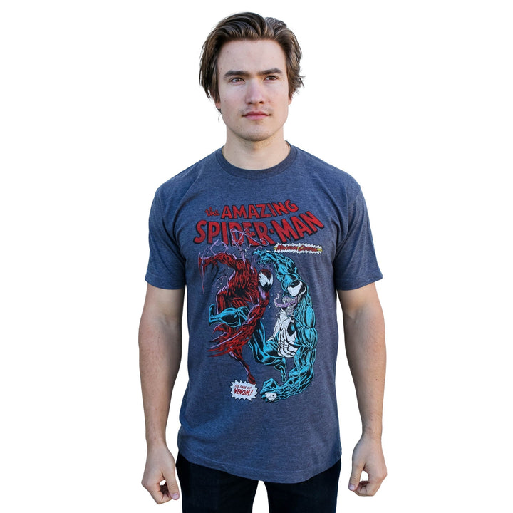 Spider - Man Carnage Vs Venom Marvel Comics Adult T-Shirt - Fundom