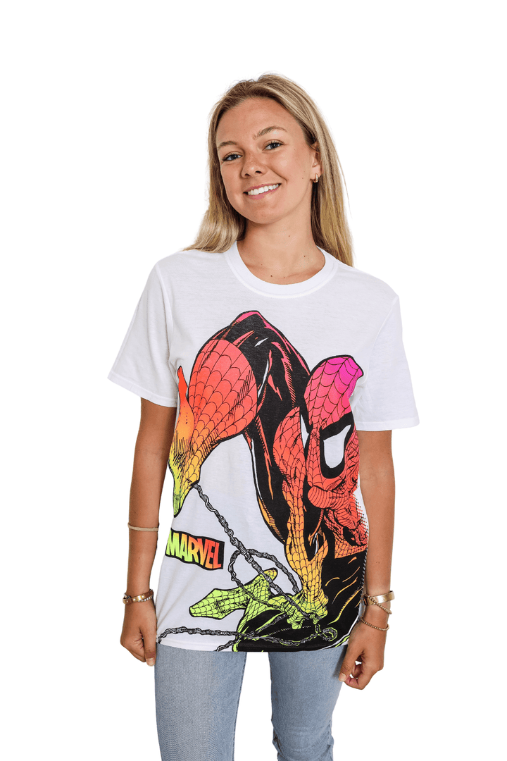 Spider - Man Chromatic Marvel Adult T-Shirt - Fundom
