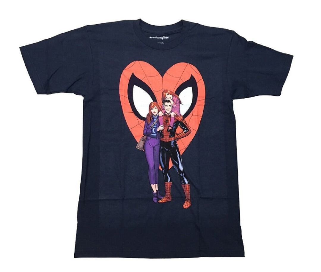 Spider - Man Meet The Parkers Marvel Comics Adult T-Shirt - Fundom