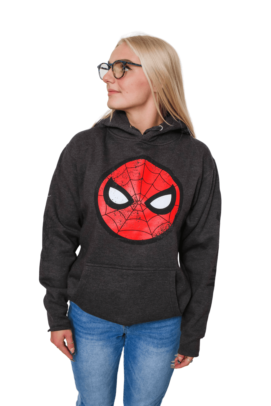 Spider - Man Spidey Web Symbol Marvel Pullover Hoodie - Fundom
