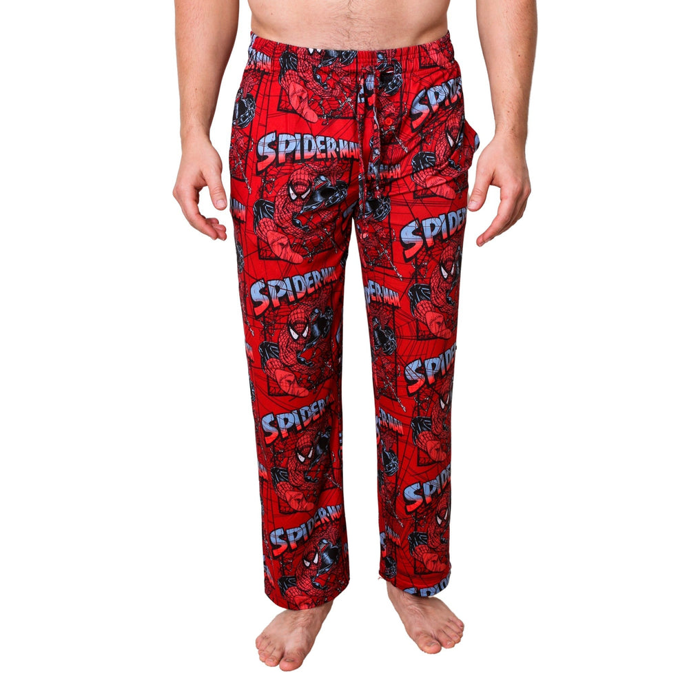 Spider - Man Web Slinger 90's All Over Marvel Lounge Sleep Pants - Fundom