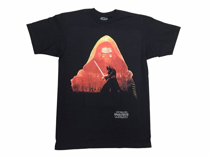 Star Wars Force Awakens Kylo Ren Silhouette Adult T-Shirt - Fundom