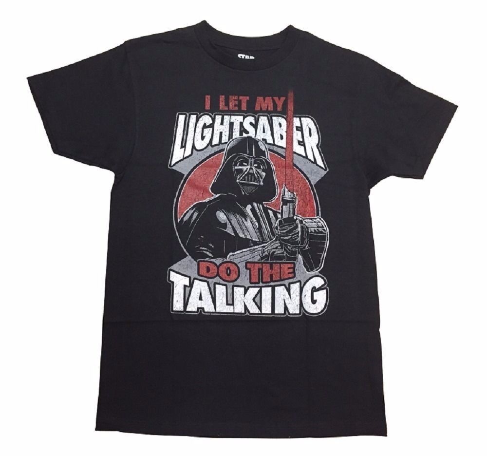 Star Wars Movie Darth Vader Let My Lightsaber Adult T-Shirt - Fundom