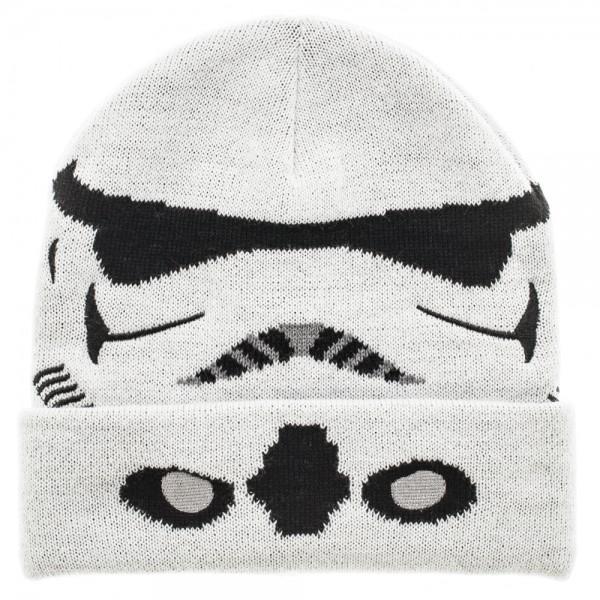 Star Wars Movie Stormtrooper Face Knit Beanie - Fundom