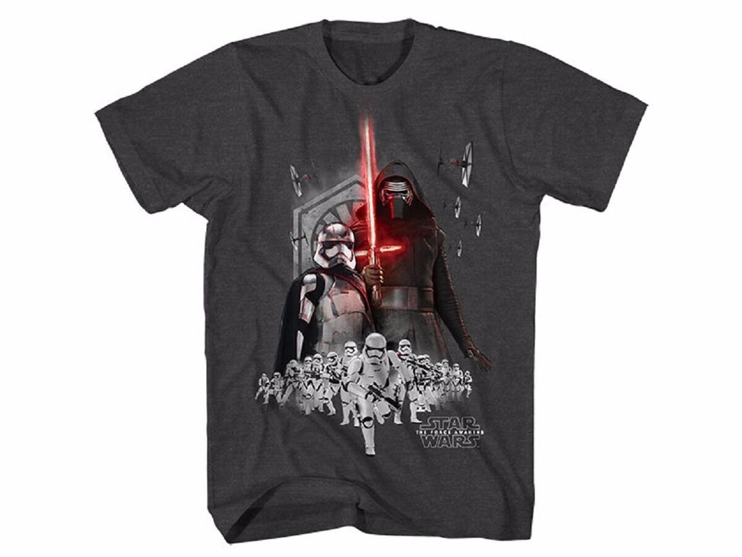 Star Wars The Force Awakens First Order Army Adult T-Shirt - Fundom