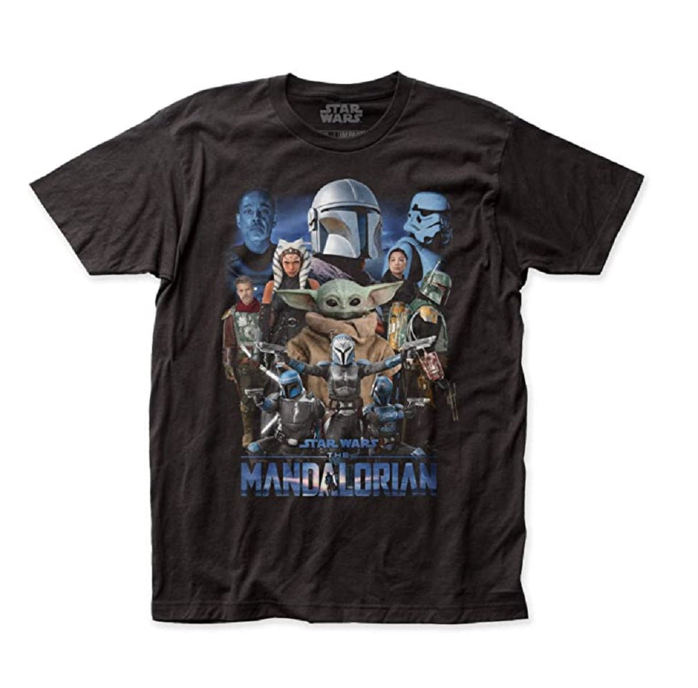 Star Wars The Mandalorian Mando Collage Adult T Shirt - Fundom