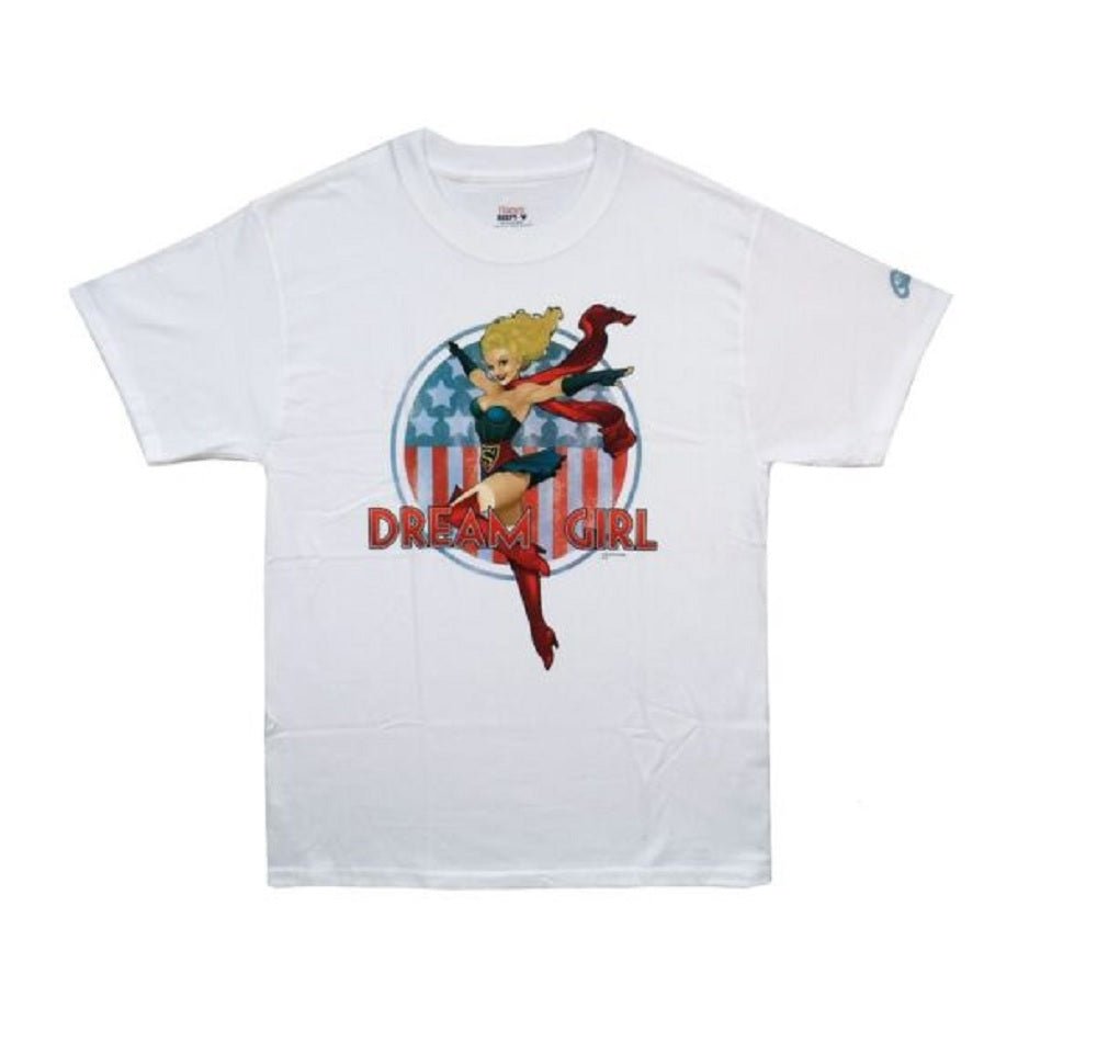Supergirl Bombshell American Dream Girl DC Comics Adult T-Shirt - Fundom