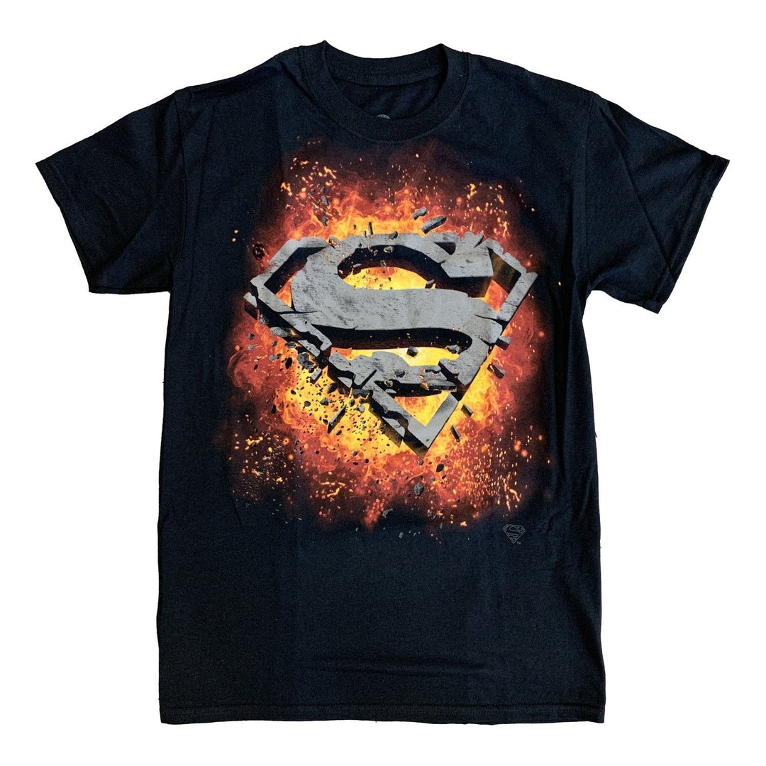 Superman Logo Explosion DC Comics T-Shirt - Fundom