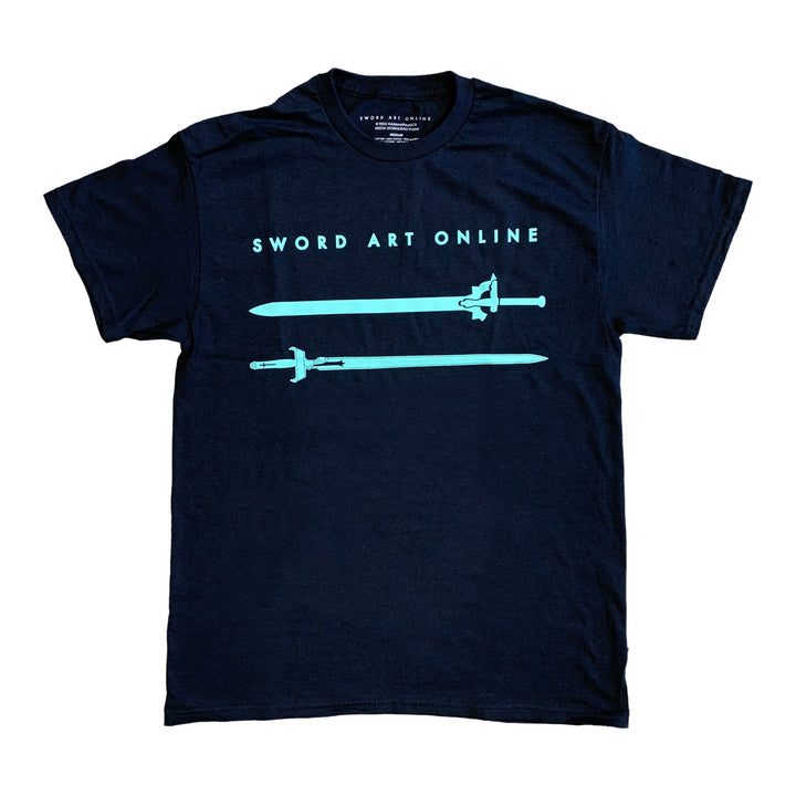 Sword Art Online Kirito Elucidator And Asuna Lambent Light Swords Adult T-Shirt - Fundom
