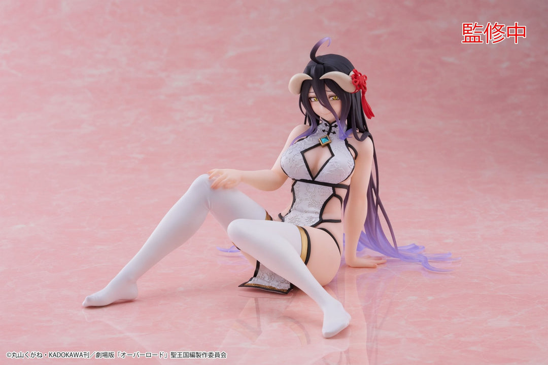 Taito - Overlord - Albedo Chinese Dress Ver. Desktop Cute Prize Figure - Fundom