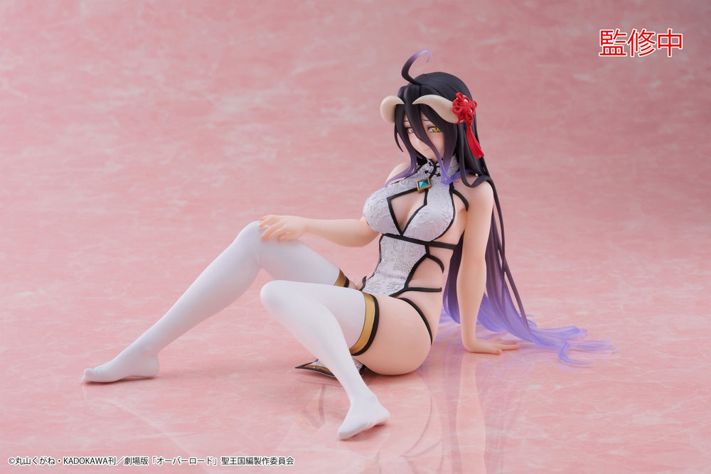 Taito - Overlord - Albedo Chinese Dress Ver. Desktop Cute Prize Figure - Fundom