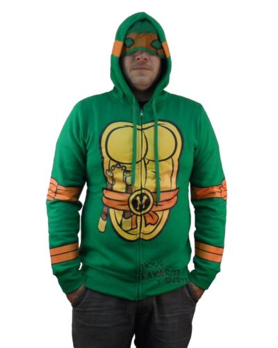 Teenage Mutant Ninja Turtles Michelangelo Costume Zip Up Hoodie - Fundom