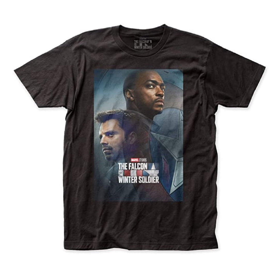 The Falcon and The Winter Soldier Poster Marvel Adult T Shirt - Fundom
