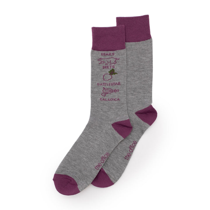 The Office Bears Beets Battlestar Crew Socks - Fundom