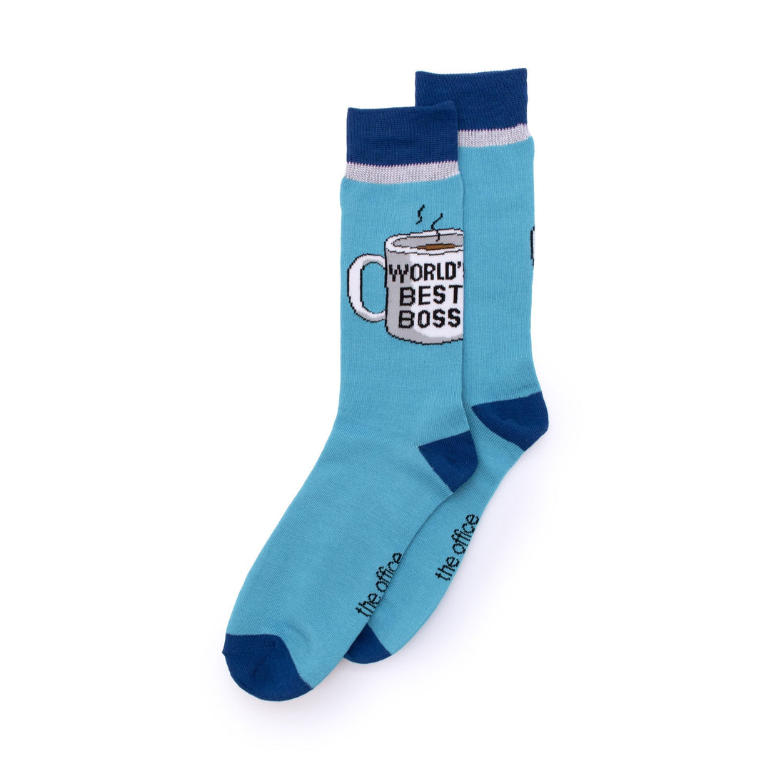 The Office World's Best Boss Crew Socks - Fundom