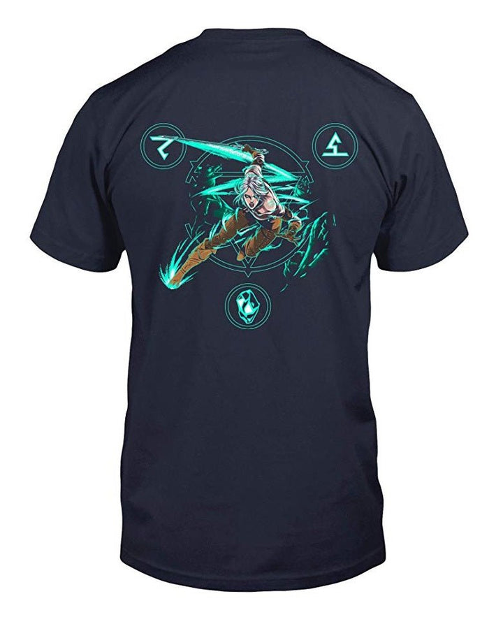 The Witcher 3 Ciri Lion of Cintra Adult Graphic Pocket T-Shirt - Fundom