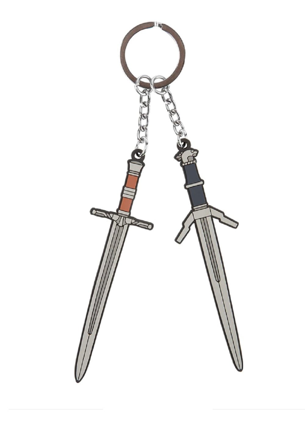 The Witcher 3 Steel n' Silver Gamer Rubber Key Chain - Fundom