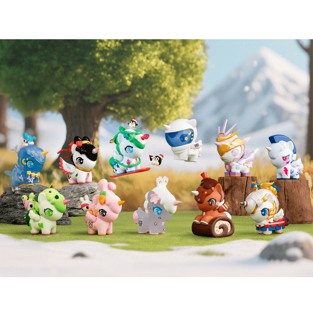 TNT SPACE x Tokidoki Chibi Style Unicorno Seasons In Bloom Series