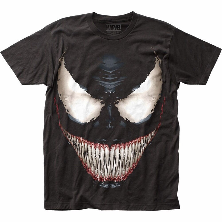 Venom Sinister Smile Marvel Adult T-Shirt - Fundom
