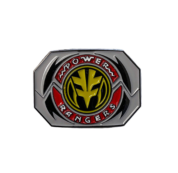 Power Rangers White Ranger Mask and Emblem Tommy 2 Pack Enamel Pin set