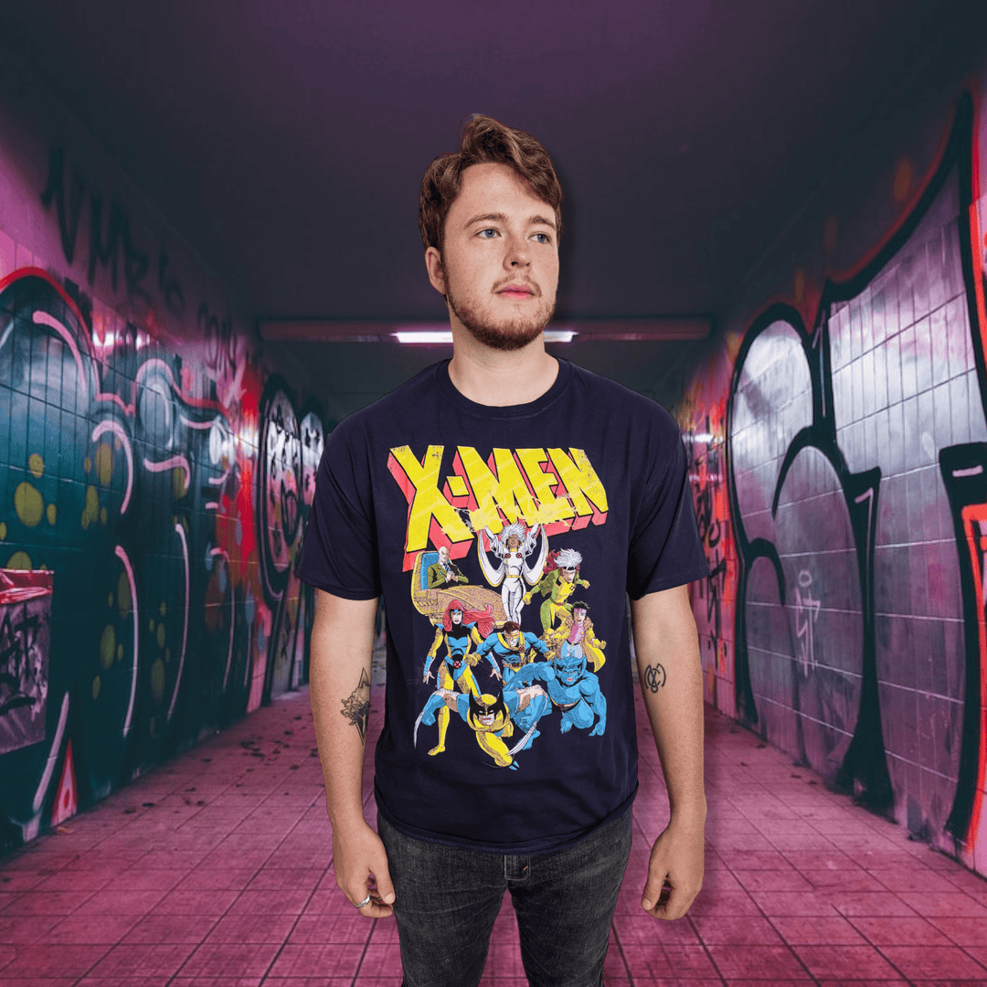 X - Men Animated Series 90's Team Marvel Comics Officially Licensed Adult T-Shirt - Fundom