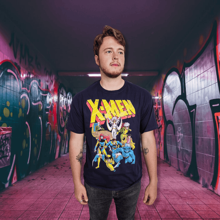 X - Men Animated Series 90's Team Marvel Comics Officially Licensed Adult T-Shirt - Fundom