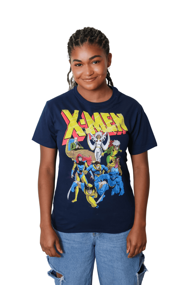 X - Men Animated Series 90's Team Marvel Comics Officially Licensed Adult T-Shirt - Fundom