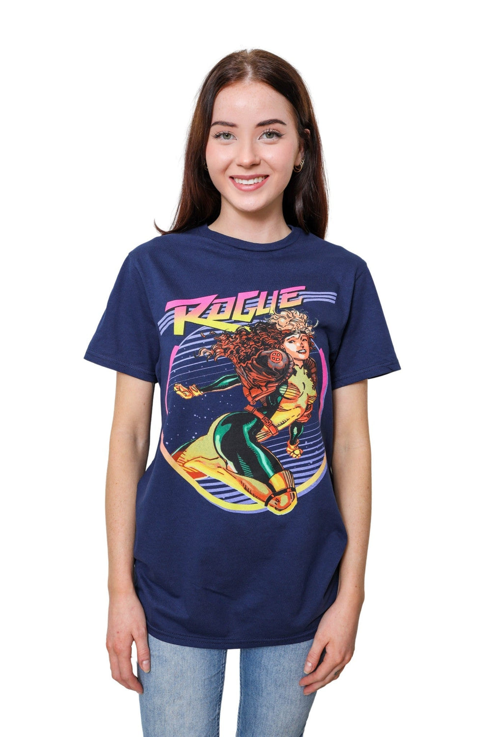 X - Men Rogue 90's Space Marvel Comics Adult T-Shirt - Fundom