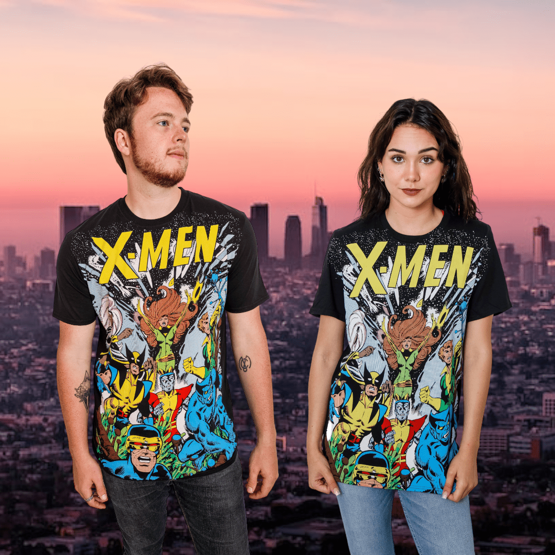 X - Men The Gang Marvel Comics Adult T-Shirt - Fundom