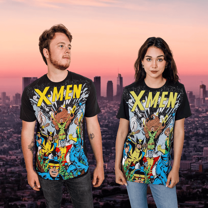 X - Men The Gang Marvel Comics Adult T-Shirt - Fundom