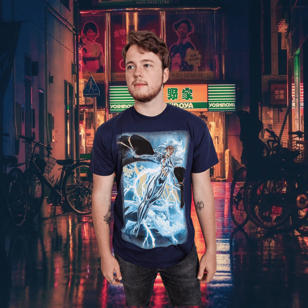 X - Men Uncanny Storm And Ice Man Marvel Comics Adult T Shirt - Fundom