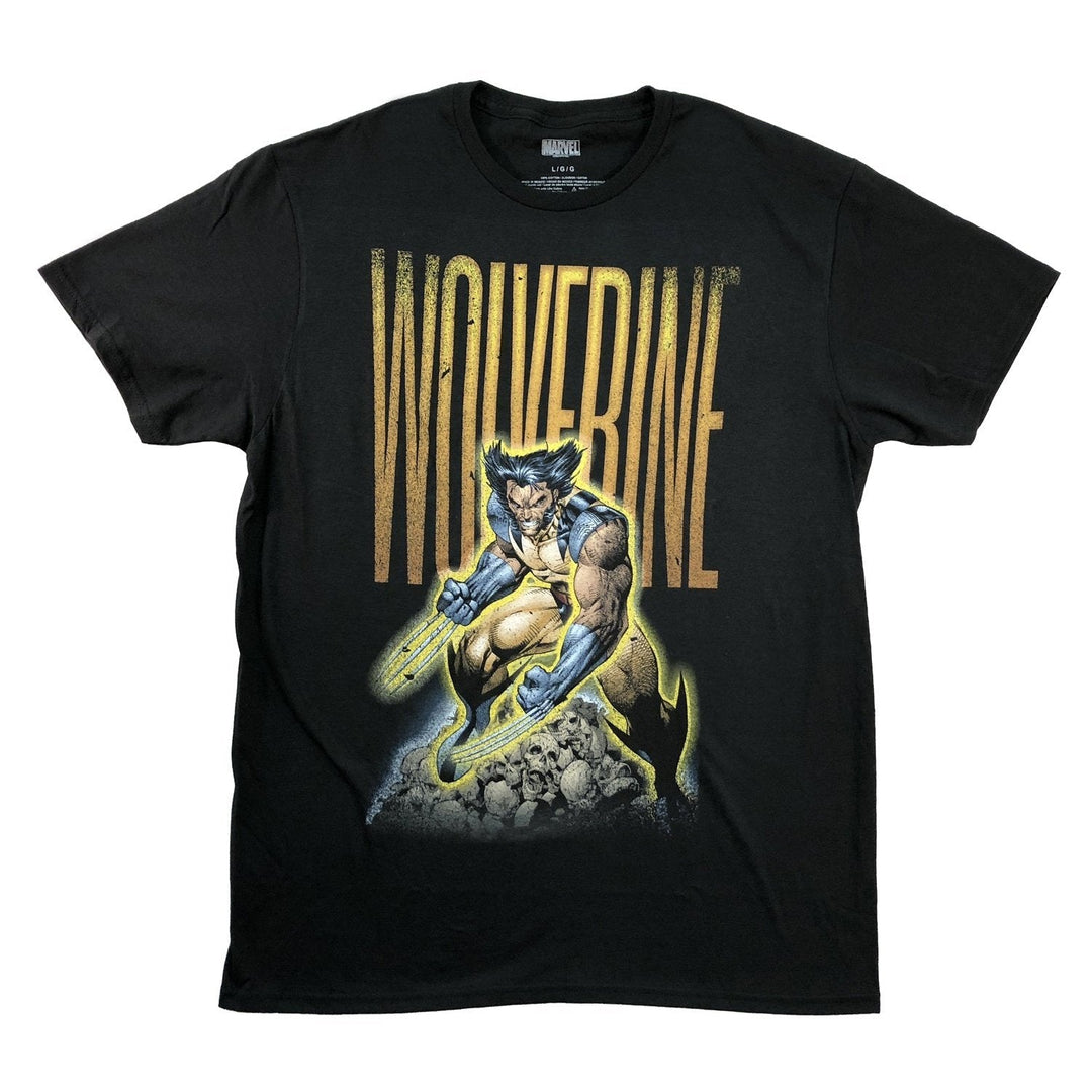X - Men Wolverine Skull Pile Marvel Comics Adult T-Shirt - Fundom